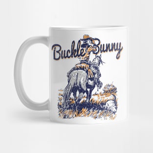 Cowboy Ranch Buckle Bunny Western Cowgirl Mug